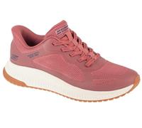 Skechers Women's Bobs Squad 4 Staple Look Slip-in Trainers, Rose Mesh, 4 UK