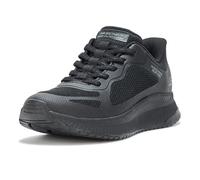 Skechers Women's Bobs Squad 4 Staple Look Sneaker, Black Mesh, 4 UK