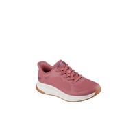 Skechers Women's BOBS Squad 4 Staple Look Trainer in Rose Skechers Rose 4
