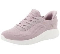Skechers Women's BOBS Squad Chaos Current Muse Sneaker, Lavender, 8 UK