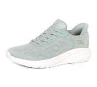 Skechers Women's Slip-On Sneaker Bobs Squad Chaos Current Muse - Sage Textile - UK 5