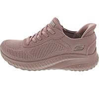 Skechers Women's Bobs Squad Chaos Current Muse Sneaker, Rose Textile, 5 UK