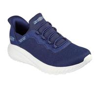 Skechers Womens Slip Ins Bobs Sport Squad Chaos Trainers Navy/White 7