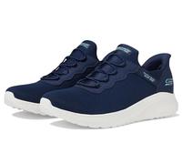 Skechers Women's Bobs Squad Chaos Daily Inspiration Slip-On Sneakers, Navy Knit, 8 UK