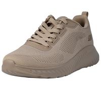 Skechers Women's BOBS Squad Chaos FACE Off, Natural, 40 Wide