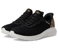 Skechers Women's Slip-ins: BOBS Sport Squad Chaos - Seize The Hour Sneaker in Black, Size 2 | Textile/Synthetic, Vegan, Machine Washable