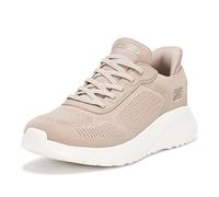 Skechers Women's BOBS Squad Chaos Sneaker, Taupe, 5.5 UK