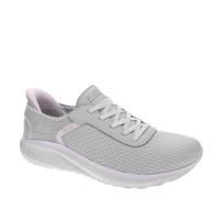 Skechers Womens Bobs Squad Chaos - Stroke of Luck, Grey Lavender, 9.5