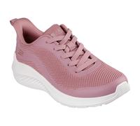 Skechers Womens Bobs Squad Waves Still Wading 117483-Ros Rose Lace Up Shoes UK 4
