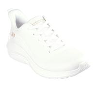 (3 UK, White) Skechers Womens/Ladies Bobs Squad Waves Still Wading Trainers