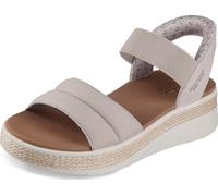Skechers Women's BOBS Sun RAY Sandal, Taupe, 4.5 UK
