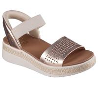 Skechers Women's BOBS Sun RAY Sneaker, Gold, 6.5 UK