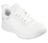 Skechers Women's Bobs Unity Pinch of Luck Slip-On Sneakers, Off White Textile/Synthetic Trim, 5.5 UK