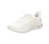 Skechers Women's Bobs Unity Sleek Waves Sneaker, Off White Engineered Knit, 2.5 UK