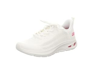 Skechers Women's Bobs Unity Sleek Waves Sneaker, Off White Engineered Knit, 6.5 UK