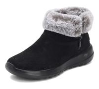 Skechers Women's Bootie Ankle Boot, Black/Gray, 7 Wide