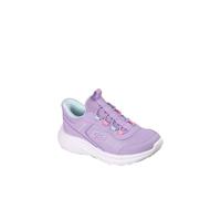 Skechers Girl's Bounder Pro Slip-in Trainers, Purple, 2 UK Child
