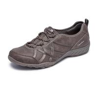 Skechers Women's Breathe-Easy - Days EndSneaker | Modern Comfort Casual, Relaxed Fit, Air-Cooled Memory Foam, Bungee Slip On