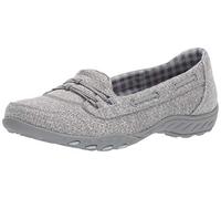 Skechers Women's Breathe Easy-Good Influence Sneaker, Grey, 7 UK