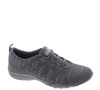 Skechers Women's Breathe Easy-Infi Knity Sneaker, Charcoal, 6 UK