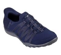 Skechers Women's Breathe-Easy ROLL-with-ME Sneaker, Navy, 8 UK