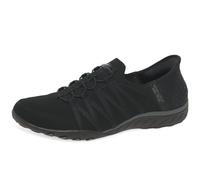 Skechers Women's Breathe-Easy ROLL-with-ME, Black Ripstop/Knit, 8 UK