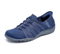 Skechers Women's Breathe-Easy Roll-with-Me, Navy, 4 UK