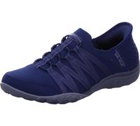 Skechers Women's Breathe-Easy ROLL-with-ME Sneaker, Navy, 5 UK