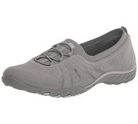 Skechers Women's Breathe Easy-Simple Pleasure Sneaker, Gray, 7 UK
