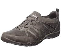 Skechers Women's Breathe-Easy Sneaker, Brown, 4.5 UK