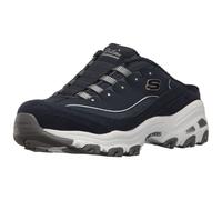 Skechers Women's D'Lites Resilient Fashion Sneaker, Navy/White, 8 UK
