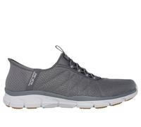 Skechers Women's Brilliance - Night Shift Slip-On Shoes in Charcoal, Size 3 | Textile/Synthetic, Vegan, Machine Washable