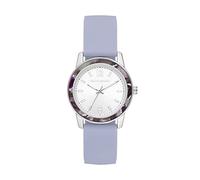 Skechers Women's BROOKHURST Quartz Watch with Silicone Strap, Purple, 18 (Model: SR6237)