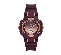 Skechers Women's Brynwood Analog-Digital Burgundy Plastic Watch (Model: SR2155)