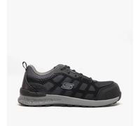 Skechers Womens BULKLIN - LYNDALE Ladies Safety Trainers Black/Grey - Size UK 8