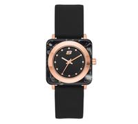 Skechers Women's Calabar Black Pearl Square Watch