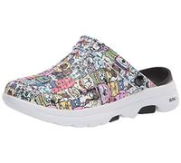 Skechers Women's Cali Gear Clog, Black/Multi, 11