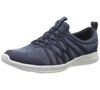 Skechers Women's City Pro - What a Vision Slip On Trainers, Blue (Navy Heather Mesh/Durabuck/Hot Melt/White Trim Nvy), 4 UK