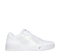 Skechers Women's Viper Court Classic Sneaker, White Leather/Textile/Synthetic, 4 UK