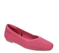 Skechers Women's Cleo Square-Blissful Soul Ballet Flat, Hot Pink, 4.5 UK