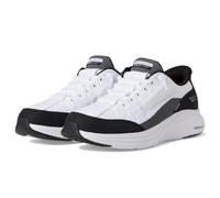 Skechers Women's Contour Foam - Cozy Fit Hands Free Slip-Ins White Black 13 Medium