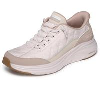 Skechers Women's Contour Foam Sneaker, Natural Mesh/Taupe Duraleather/Leather/Trim, 3.5 UK