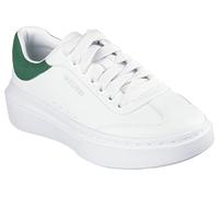 Skechers Women's Cordova Classic Best Behavior Sneaker, White/Green, 3 UK