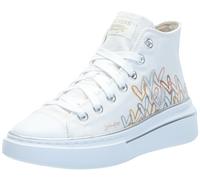 Skechers Women's Cordova Classic-Chic Love Sneaker, White/Multi, 7