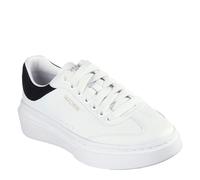 Skechers Womens Cordova Classic Low Top Trainers in White/Black - Size UK 6