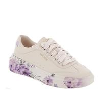 Skechers Women's Cordova Classic-Painted FloraSneaker | Synthetic duraleather upper with a lace-up sneaker, Air-Cooled Memory Foam Insole, Machine washable, Flexible outsole