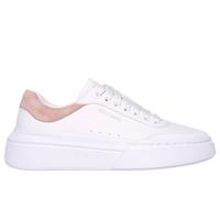 Skechers Women's Cordova Classic Sneaker in White/Pink, Size 7 | Synthetic/Leather