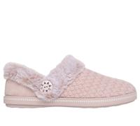 Skechers Women's Cosy Campfire - Frosty Promise Mule in Blush Pink, Size 6 | Textile, Vegan