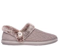 Skechers Women's Cosy Campfire - Girls Night In Slipper in Taupe, Size 3 | Textile, Vegan