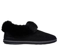Skechers Women's Cosy Campfire - Winter Nights Slipper in Black, Size 5 | Textile, Vegan